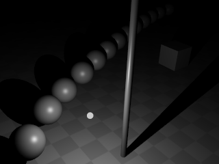 Exemple de scène avec lamp et mode "Quad"