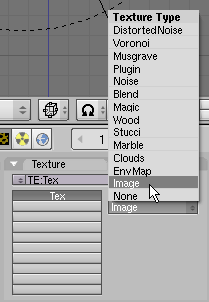 Menu type de texture
